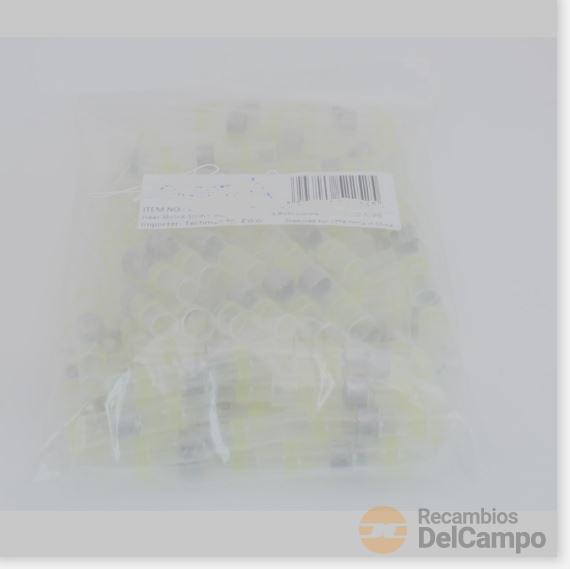 Bolsa de 100 conectores de soldadura retractiles 12-10 awg, amarillo