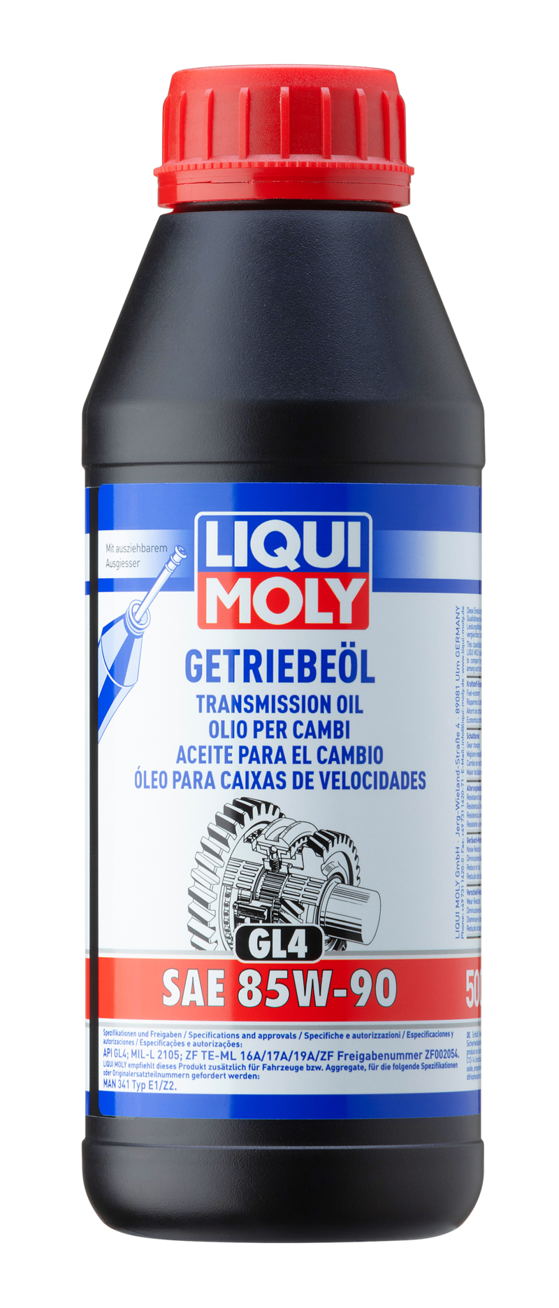 Aceite para el cambio (GL4) SAE 85W-90 (500 ML) Liqui Moly