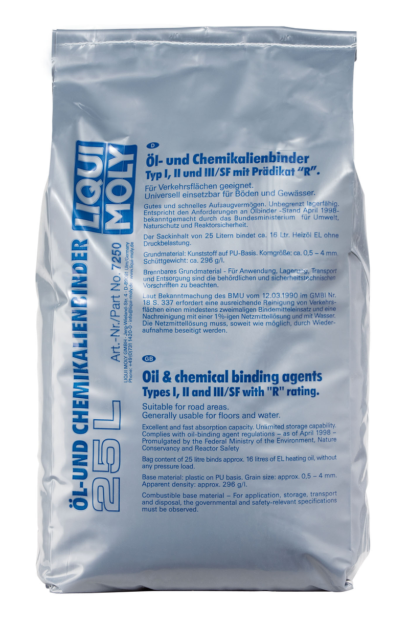 Aglutinante de aceite & sustancias químicas (25 L) Liqui Moly