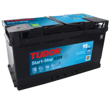 Batería 95AH 850A TUDOR START & STOP AGM