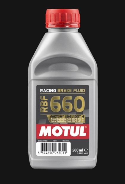 Líquido de frenos Motul RBF 660 BRAKE FLUID 0.5L Líquido de frenos Motul RBF 660 BRAKE FLUID 0.5L