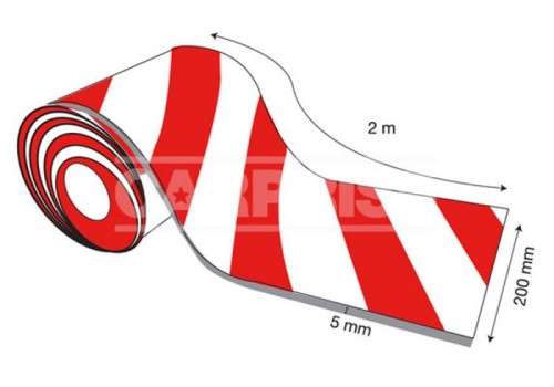 Protector banda multiusos pared 2m x 220mm x 5mm Protector banda multiusos pared 2m x 220mm x 5mm