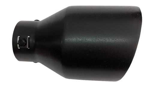 Cola de escape negra mate, salida 115mm