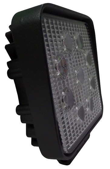 Foco de led cuadrado 27w, 12/24v, 11x11 cm Foco de led cuadrado 27w, 12/24v, 11x11 cm