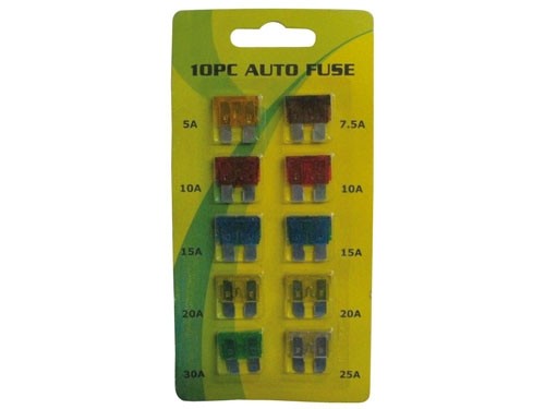 Blister de 10 fusibles Blister de 10 fusibles