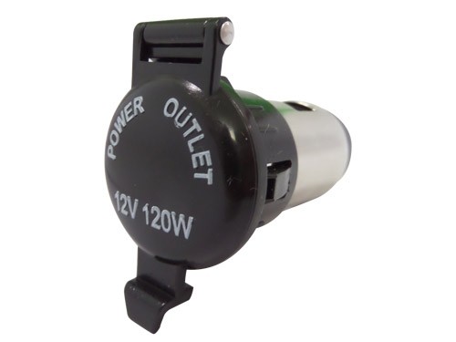 Toma de corriente tipo mechero 12v con tapa Toma de corriente tipo mechero 12v con tapa