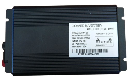 Convertidor corriente 12v-220v / 500w Convertidor corriente 12v-220v / 500w