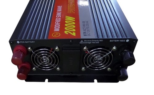 Convertidor corriente 12v-220v / 2000w c/usb