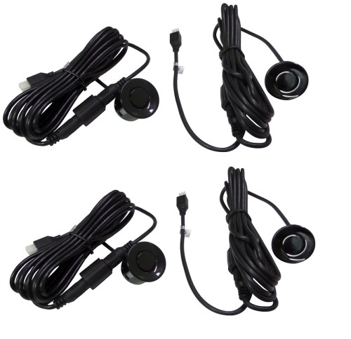 Kit de aparcamiento de 4 sensores desmontables con pantalla
