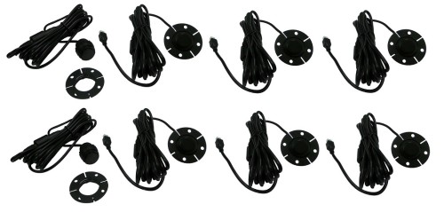 Kit de aparcamiento de 8 sensores desmontables de instalación interior