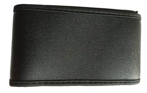 Funda de volante piel fina negra lisa universal 37-39cm Funda de volante piel fina negra lisa universal 37-39cm