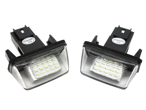 Kit plafones led para matricula de peugeot y citroen Kit plafones led para matricula de peugeot y citroen