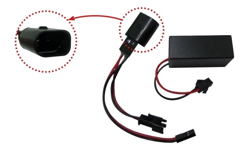 Kit plafones led para matricula de seat Kit plafones led para matricula de seat