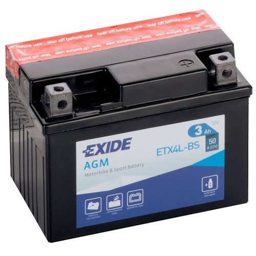Batería 3Ah 50A. EXIDE Batería 3Ah 50A. EXIDE
