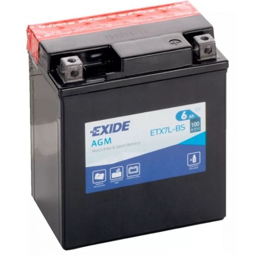 Batería 6Ah 100A. EXIDE Batería 6Ah 100A. EXIDE