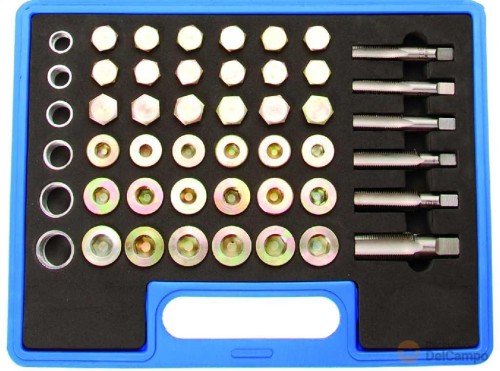 Estuche 114 pcs reparación de roscas de tapón de carter ( m13x1,25-m13x1,5-m15x1,5-m17x1,5-m20x1,5-m22x1,5 mm) Estuche 114 pcs reparación de roscas de tapón de carter ( m13x1,25-m13x1,5-m15x1,5-m17x1,5-m20x1,5-m22x1,5 mm)