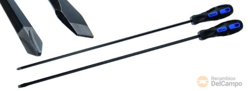 Blister 2 destornilladores extralargos, pl6 - ph2 x 450 mm