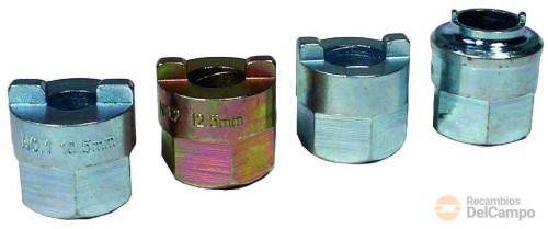 Blister 4 vasos hex. externo con torretas almenadas para sustitución de montante de suspension Blister 4 vasos hex. externo con torretas almenadas para sustitución de montante de suspension