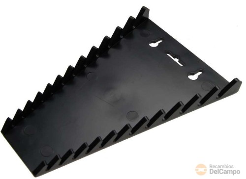 Soporte portante de plastico para 12 llaves combinadas - planas - estrella codo - etc Soporte portante de plastico para 12 llaves combinadas - planas - estrella codo - etc