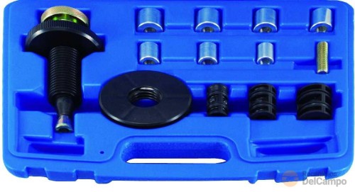 Estuche 13 utiles de centrado de embrague universal (15 - 28 mm) con/sin cojinete de guia Estuche 13 utiles de centrado de embrague universal (15 - 28 mm) con/sin cojinete de guia