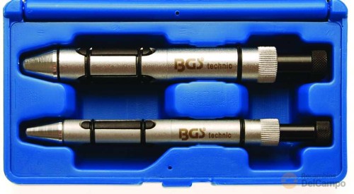 Estuche 2 alineadores de embrague por golpe (ø 15 - 19 mm & 20 - 26,6 mm) Estuche 2 alineadores de embrague por golpe (ø 15 - 19 mm & 20 - 26,6 mm)