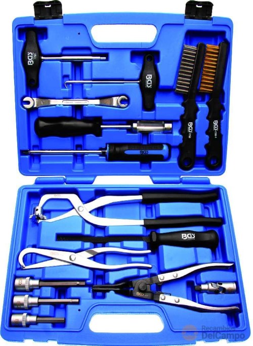 Estuche 15 utiles para mantenimiento y montaje de frenos Estuche 15 utiles para mantenimiento y montaje de frenos