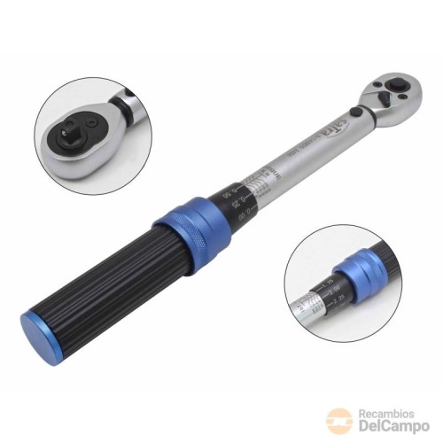 Llave dinamométrica 1/4" ( 5 - 25 nm) - 72 d. Llave dinamométrica 1/4" ( 5 - 25 nm) - 72 d.