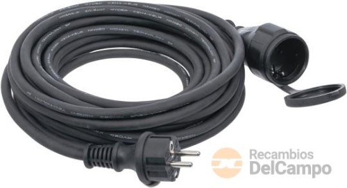 Cable alargador eléctrico de 10 m. , 230 v. (3 x 1,5 mm2) - 16 a. - capacidad 3.000 w. - ip44 Cable alargador eléctrico de 10 m. , 230 v. (3 x 1,5 mm2) - 16 a. - capacidad 3.000 w. - ip44