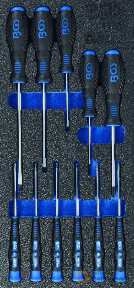 Bandeja 1/3 de polifoam con 11 destornilladores ( ph1x80 - ph2x100 - pl4x80 - pl5,5x125 -pl6,5x150 - ph00x75 - ph0x75 - ph1x75 - pl2x75 - pl3x75 - pl4x75 mm) Bandeja 1/3 de polifoam con 11 destornilladores ( ph1x80 - ph2x100 - pl4x80 - pl5,5x125 -pl6,5x150 - ph00x75 - ph0x75 - ph1x75 - pl2x75 - pl3x75 - pl4x75 mm)