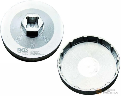 Cazoleta filtro de aceite de motocicleta bmw a partir 2009, ø 76 mm / 12 pt Cazoleta filtro de aceite de motocicleta bmw a partir 2009, ø 76 mm / 12 pt