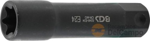 Punta impacto xxl vaso torx tipo "e", e24 x 100 mm, hex. 22 mm Punta impacto xxl vaso torx tipo "e", e24 x 100 mm, hex. 22 mm