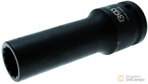 Vaso largo 3/4" impacto bihex., 19 mm., para culata camion mb 300 - 400 - 900 Vaso largo 3/4" impacto bihex., 19 mm., para culata camion mb 300 - 400 - 900