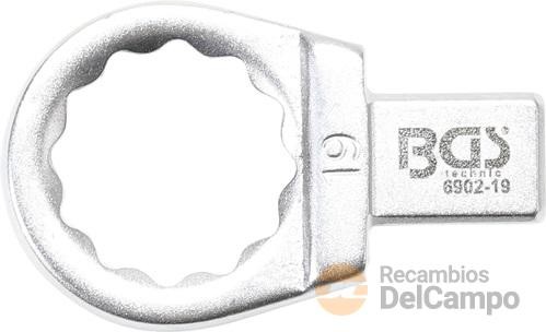 Llave insertable de anillo bihex., 19 mm. Llave insertable de anillo bihex., 19 mm.