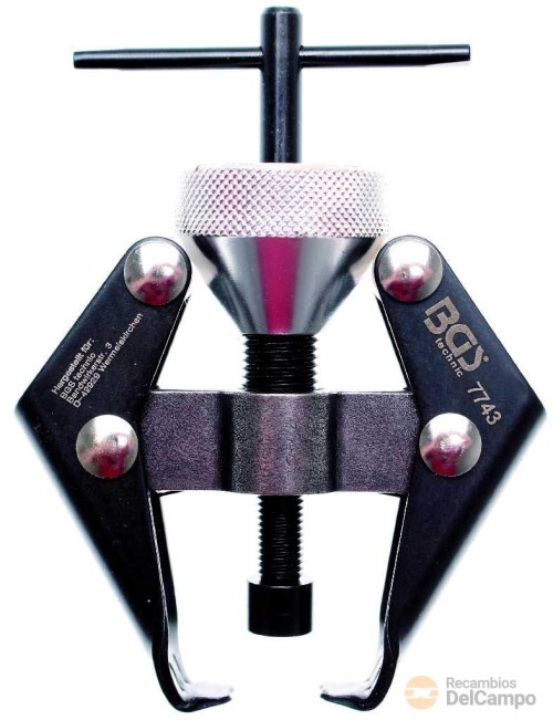 Extractor 2 brazos para terminales bateria y brazo limpiaparabrisas universal - capacidad: ø 15 - 32 mm Extractor 2 brazos para terminales bateria y brazo limpiaparabrisas universal - capacidad: ø 15 - 32 mm