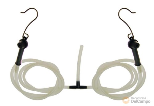 Adaptador de manguera doble para purgador de frenos para GTi108066 Adaptador de manguera doble para purgador de frenos para GTi108066