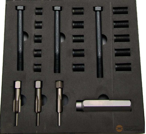 Estuche 22 utiles de extracción y reparación rosca de calentadores / bujias, ø m12 x 1,25 mm Estuche 22 utiles de extracción y reparación rosca de calentadores / bujias, ø m12 x 1,25 mm
