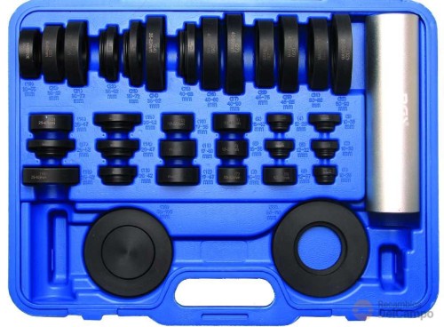 Estuche 34 utiles montaje de rodamientos (ø 10-26 / 50-90 mm) nylon Estuche 34 utiles montaje de rodamientos (ø 10-26 / 50-90 mm) nylon