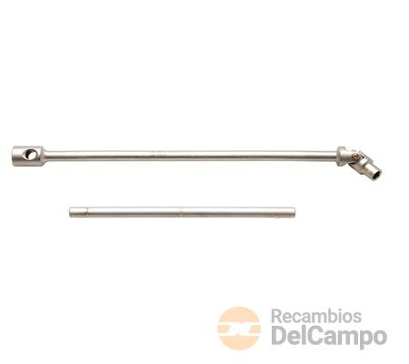 Llave de vaso cardan extralarga en t, 8 x 600 mm Llave de vaso cardan extralarga en t, 8 x 600 mm