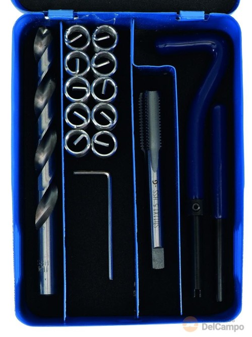 Estuche 14 pcs. reparacion de roscas insertadas,(ø m12 x 1,50 mm) Estuche 14 pcs. reparacion de roscas insertadas,(ø m12 x 1,50 mm)