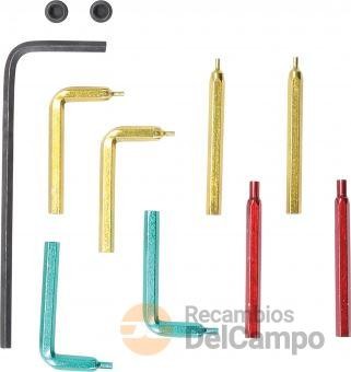 Bolsa con 16 puntas intercambiables + 2 llaves allen de montaje, para GTi109836 Bolsa con 16 puntas intercambiables + 2 llaves allen de montaje, para GTi109836
