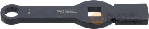 Llave de anillo de golpe bihex, 19 mm. para conexion cardan de camión mercedes benz (cuadradillo 3/4") Llave de anillo de golpe bihex, 19 mm. para conexion cardan de camión mercedes benz (cuadradillo 3/4")