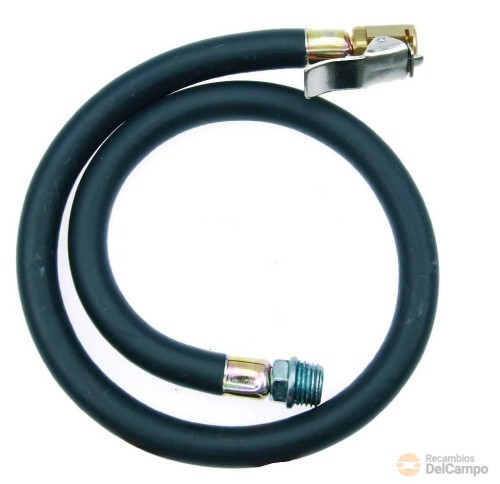 Manguera de goma con adaptador para infladores de aire, 540 mm Manguera de goma con adaptador para infladores de aire, 540 mm