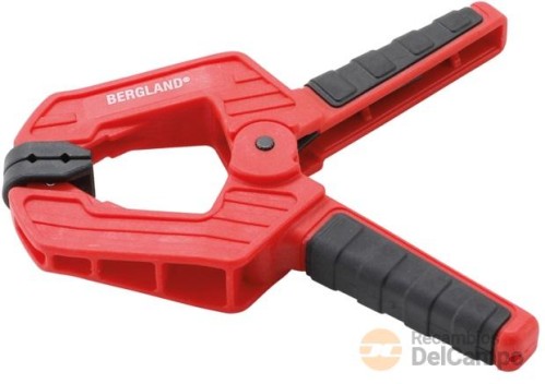 Pinza de mordaza movil, robusta de plástico con mango bicomponente, 115 mm. - zona sujeción máx. 50 mm. Pinza de mordaza movil, robusta de plástico con mango bicomponente, 115 mm. - zona sujeción máx. 50 mm.