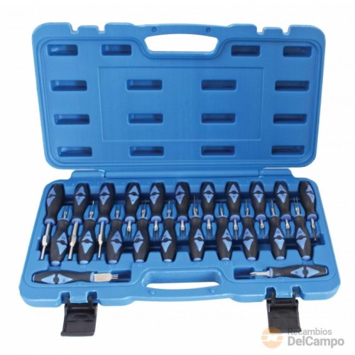 Estuche 23 minidestornilladores de desconexión de clemas de automoción Estuche 23 minidestornilladores de desconexión de clemas de automoción