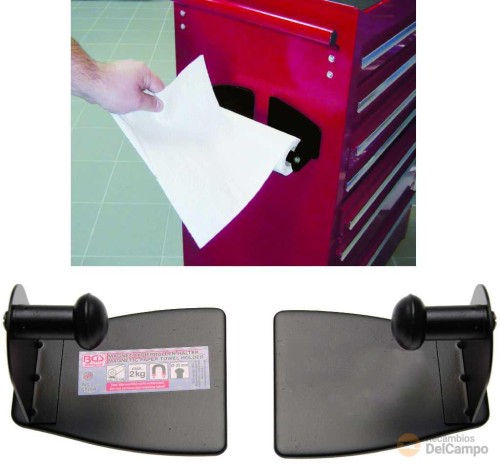 Adaptador magnético para carro de portarrollos de papel (2 pcs) Adaptador magnético para carro de portarrollos de papel (2 pcs)