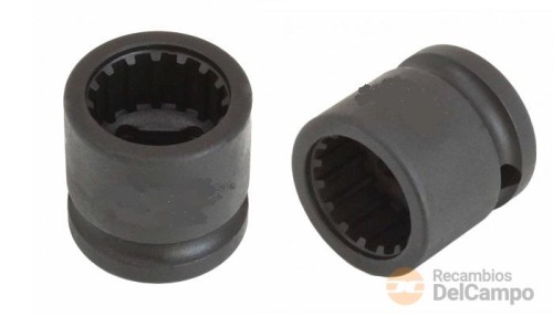 Vaso corto 1/2" de 16 almenas int., 22 mm para sustitución de tornillo de la válvula central de ajuste de arbol de levas en motores vanos & vct para bmw / mini / ford Vaso corto 1/2" de 16 almenas int., 22 mm para sustitución de tornillo de la válvula central de ajuste de arbol de levas en motores vanos & vct para bmw / mini / ford