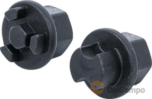 Blister 2 llaves 3/8" almenadas para tornillos de drenaje de aceite y adblue de vehículos industriales daf - man - volvo - scania - neoplan Blister 2 llaves 3/8" almenadas para tornillos de drenaje de aceite y adblue de vehículos industriales daf - man - volvo - scania - neoplan