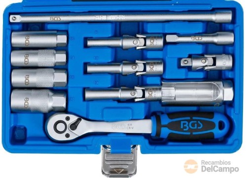Estuche 12 pcs para sustitución de bujias 14 - 16 - 21 mm. y calentadores, m8 - m10 - m12 Estuche 12 pcs para sustitución de bujias 14 - 16 - 21 mm. y calentadores, m8 - m10 - m12