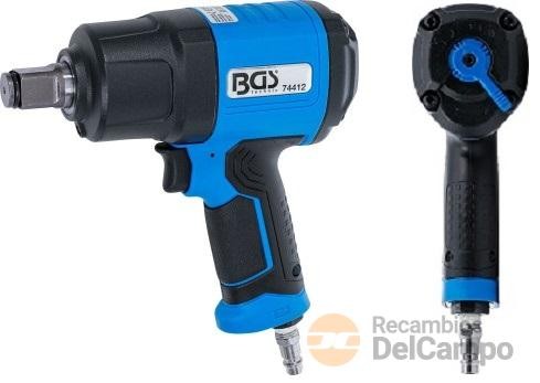 Llave de impacto 3/4" composite, doble maza, 1.650 nm. - 4 ajustes de potencia - par max. apriete 950 nm. Llave de impacto 3/4" composite, doble maza, 1.650 nm. - 4 ajustes de potencia - par max. apriete 950 nm.