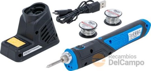 Soldador a bateria recargable li-ion 3,6 v. - 8 w. - 1500 mah. - 450º c Soldador a bateria recargable li-ion 3,6 v. - 8 w. - 1500 mah. - 450º c